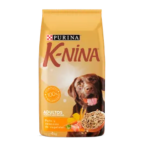 Alimento para Perros K-Nina Purina Adultos Pollo Vegetales 4kg